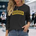 Army Ranger Ranger Tab Us Army Ranger School Langarmshirts Geschenke für Sie