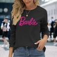 Barbie Official Barbie Logo Ladies Multi Colour Langarmshirts Geschenke für Sie