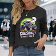 Birthday Monster Truck 2 Year Old Boys 2Nd Party Born 2023 Long Sleeve T-Shirt Gifts for Her
