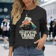 Bring Him Zum Bahnhof Train Yellowstone Langarmshirts Geschenke für Sie