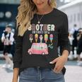 Brother Birthday Crew Ice Cream Truck Bday Ice Cream Party Camiseta de manga larga Regalos para ella