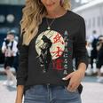 Bushido Code Samouraï Guerrier Japonais Kanji T-shirt à manches longues Cadeaux pour elle