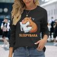 Capybara Sleep Sleepybara Nightdress Capybara Sleep Langarmshirts Geschenke für Sie