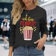 Carnival I Am Film Hoop Popcorn Fun Langarmshirts Geschenke für Sie