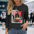 Cat Ramen Kawaii Cat Graphic Anime Valentines Day Long Sleeve T-Shirt Gifts for Her