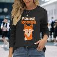 Children's With Fox Rocks Red Fox Pack Langarmshirts Geschenke für Sie