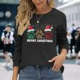 Christmas Outfit Christmas Party Outfit Cat Dog Paw Langarmshirts Geschenke für Sie