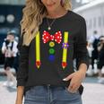 Clown Costume Group Costumes Carnival With Braces Bow Tie Langarmshirts Geschenke für Sie