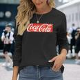 Coca-Cola Block Logo Langarmshirts Geschenke für Sie