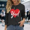 Con El Nombre I Love Yael I Heart Named Camiseta de manga larga Regalos para ella