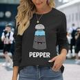 Costume De Poivre Et De Sel Assortis T-shirt à manches longues Cadeaux pour elle