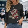 Culture Japonaise Dragon Asiatique T-shirt à manches longues Cadeaux pour elle