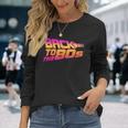 Disfraz De Regreso A Los 80 Disfraz Retro Fiesta De Camiseta de manga larga Regalos para ella