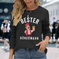 Doner Man With Doner Kebab Langarmshirts Geschenke für Sie