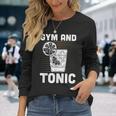 Ediciónintage De Gym And Tonic Camiseta de manga larga Regalos para ella