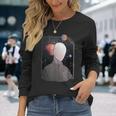 Faceless Man Planet Astronaut -Astral Cosmic Space Long Sleeve T-Shirt Gifts for Her