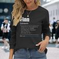 Finn Name First Name Langarmshirts Geschenke für Sie