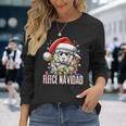 Fleece Navidad Feliz Navidad Sheep Christmas Langarmshirts Geschenke für Sie