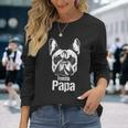 French Bulldog Papa- Frenchie French Bulldog S Langarmshirts Geschenke für Sie