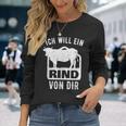 Agriculture Saying I Will A Rindon Dir Fun Langarmshirts Geschenke für Sie