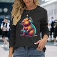 Capybara Gamerideo Games Lovers Capybara Langarmshirts Geschenke für Sie