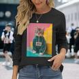 Cat Kitten Graphic Long Sleeve T-Shirt Gifts for Her