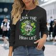 Kiffer Marijuana Hemp Grass Cannabis Langarmshirts Geschenke für Sie