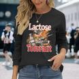 Lactose Tolerance Or Lactose Intolerance Meme Langarmshirts Geschenke für Sie