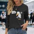 Seagull Cartoon I Sea Bird Animal Motif Moin North Sea Langarmshirts Geschenke für Sie