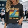 T-Rex Tyrannosaurus Tivanofauvuvex Meme Langarmshirts Geschenke für Sie