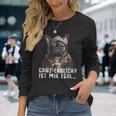 Ganz Ehrlich Ist Mir Egal French Bulldog Slogan Langarmshirts Geschenke für Sie