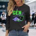 Gen Z Slogan Sleeping Fault Gen Zzz Generation Z Langarmshirts Geschenke für Sie