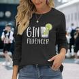 Ginfluencer Cocktail Gin Tonic Juniper Schnapps Alcohol Langarmshirts Geschenke für Sie