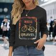 Gravel Bike Rennrad Ride Gravel Cyclocrossintage Retro Langarmshirts Geschenke für Sie