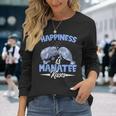 Happiness Is Mana Kisses Seekow Florida Mana Langarmshirts Geschenke für Sie