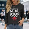 Heavy Metal Música Papá Papá Niños Rock Camiseta de manga larga Regalos para ella