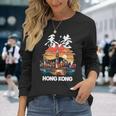 Hong Kong Harbor City Attractions Hkg Asia Souvenir Langarmshirts Geschenke für Sie