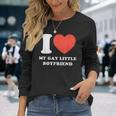 I Love My Gay Little Boyfriend Long Sleeve T-Shirt Gifts for Her
