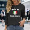 I Love My Italian Husband Camiseta de manga larga Regalos para ella