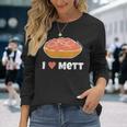 I Love Mett Original Mettrechner Item And More Langarmshirts Geschenke für Sie