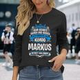 Markus Name With King Saying Langarmshirts Geschenke für Sie