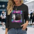 Même Les Méchants Obtiennent Un Chat Saddies Curly T-shirt à manches longues Cadeaux pour elle