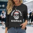 Merry Rizzmas Sigmas Rizz Christmas Santa N Gen Alpha Langarmshirts Geschenke für Sie