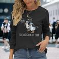 Moin Fish Buns Seagull North German Platgerman Langarmshirts Geschenke für Sie