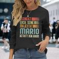 Name Mario -Erneigt Euch Seine Majestät Mario Langarmshirts Geschenke für Sie