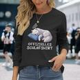 Official Sleep Samoyed Samoyed Samoyed Owner Langarmshirts Geschenke für Sie