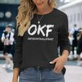 Okf Ortskontrollfahrt Minimalist Langarmshirts Geschenke für Sie