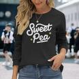PEA SWEET Nickname Long Sleeve T-Shirt Gifts for Her