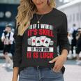 Poker Costume For In Texas Poker Player Langarmshirts Geschenke für Sie