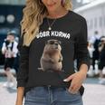 Polish Beaver Saying Bober Kurwa Yes Pierdole Bobr Langarmshirts Geschenke für Sie